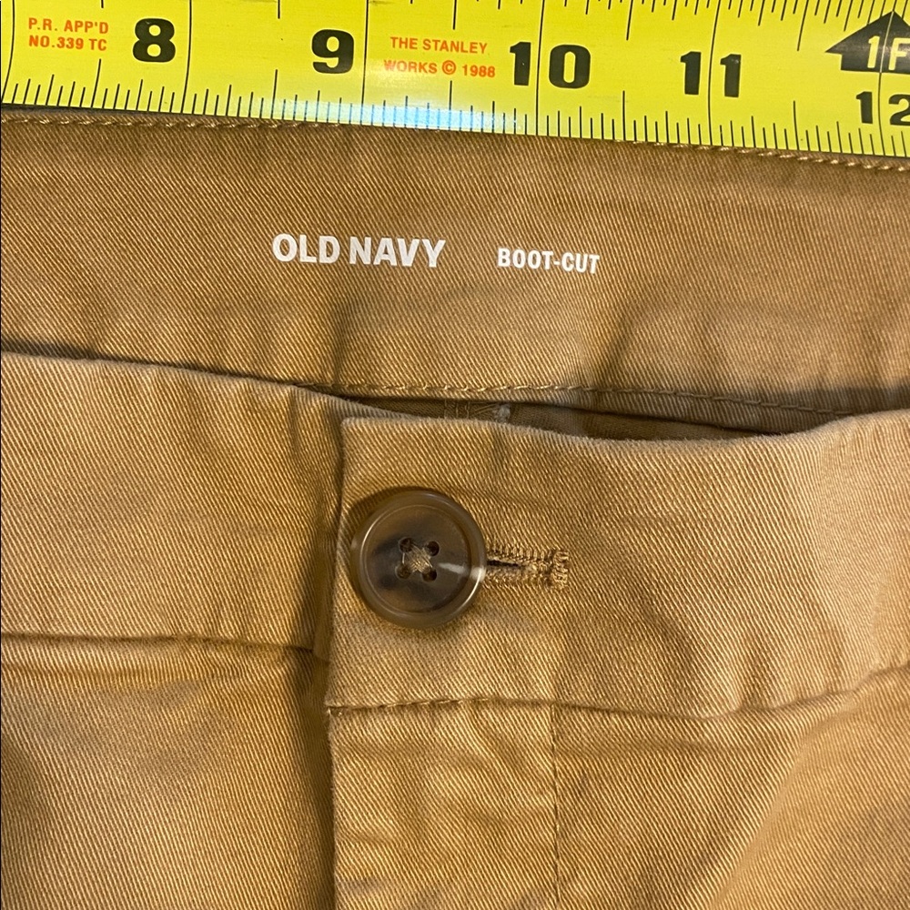 NWOT OLD NAVY Khaki Boot-Cut Casual Pants 16 - Picture 3 of 8